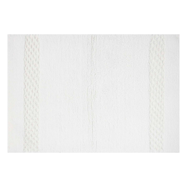 at home Reversible White Bath Rug 20x30