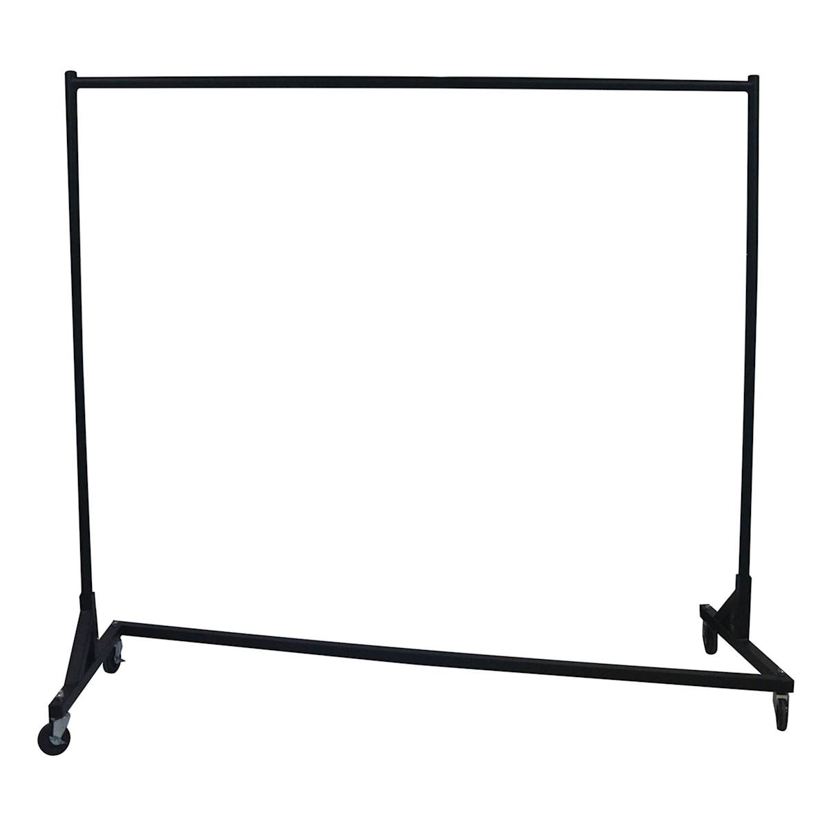 At Home Rolling Z-Rack Metallic