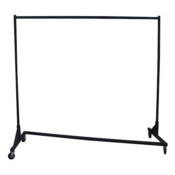 at home Rolling Z-Rack Metallic