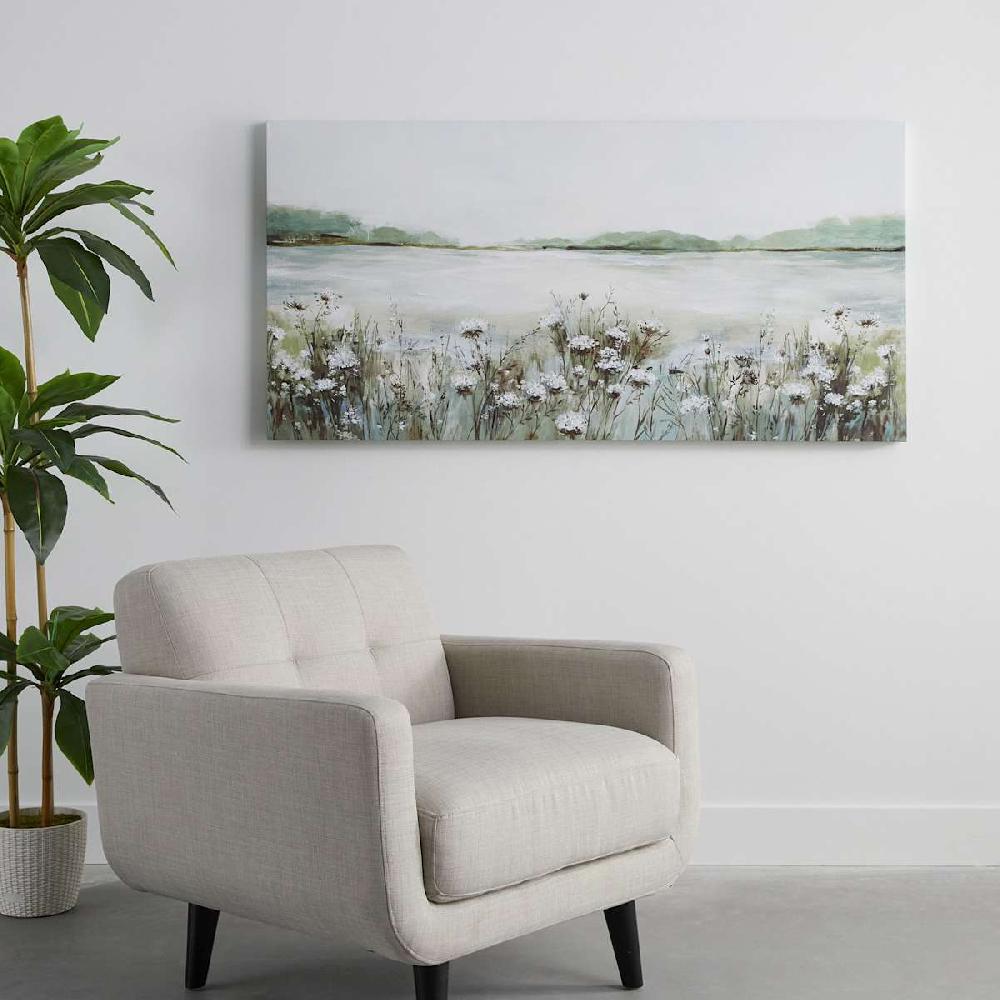 At Home Secret Lake Canvas Wall Art 60x30