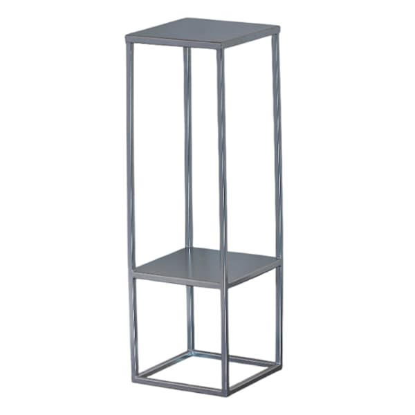 at home Silver Iron Metal Riser 23"