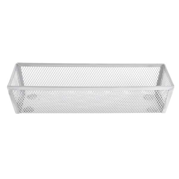 at home Silver Metal Mesh Organizer Drawer 3x9