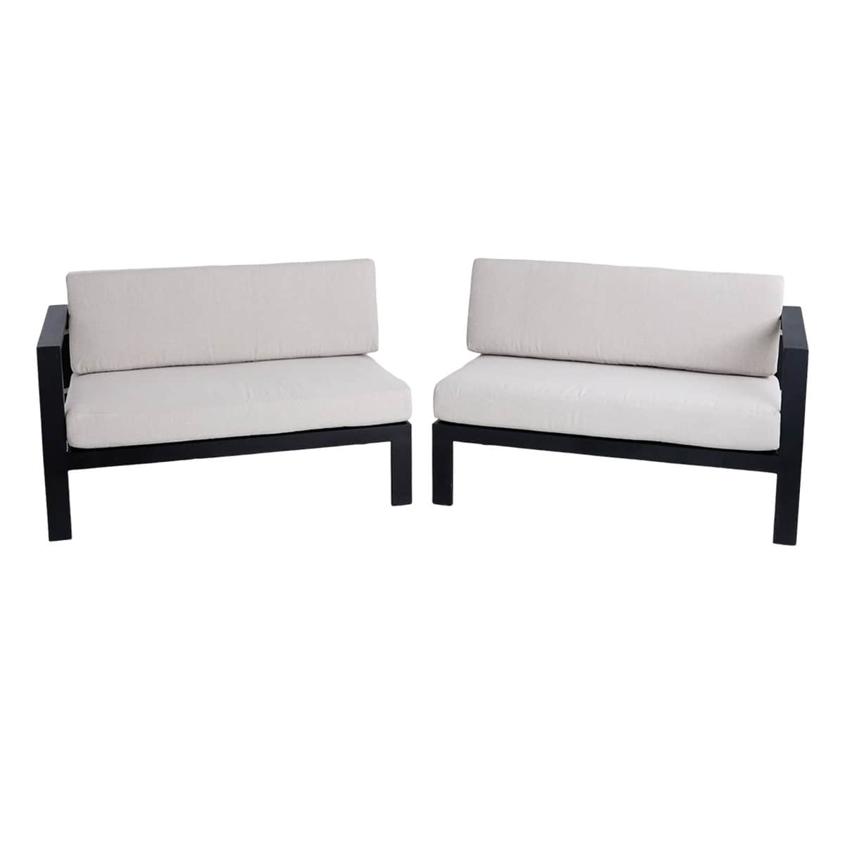 At Home Soho Black Steel Patio 4-Piece Set