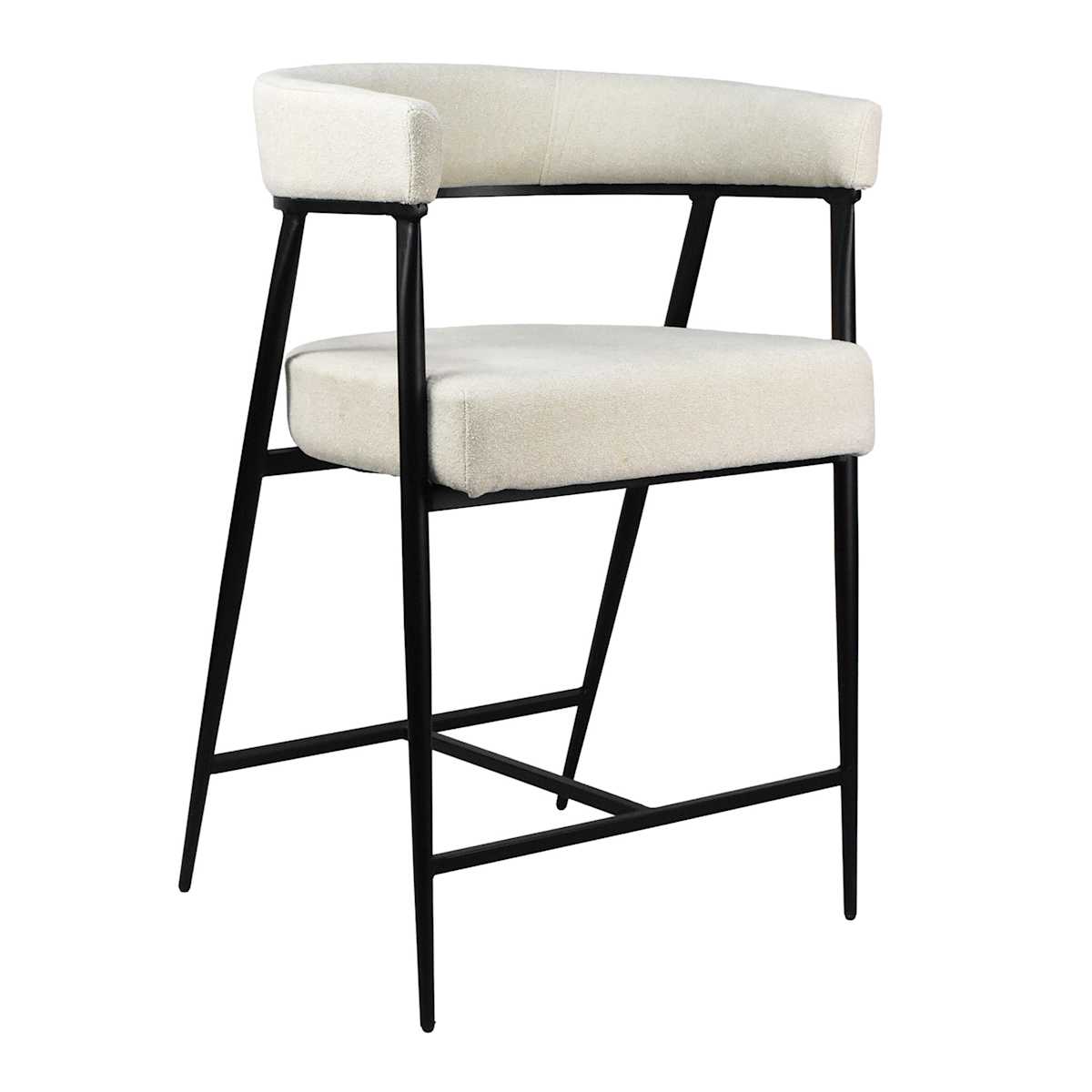 At Home Solana Counter Stool Ivory