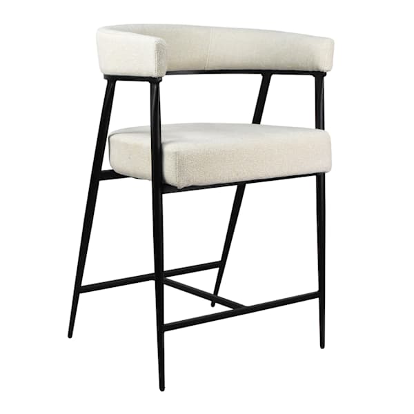 at home Solana Counter Stool Ivory