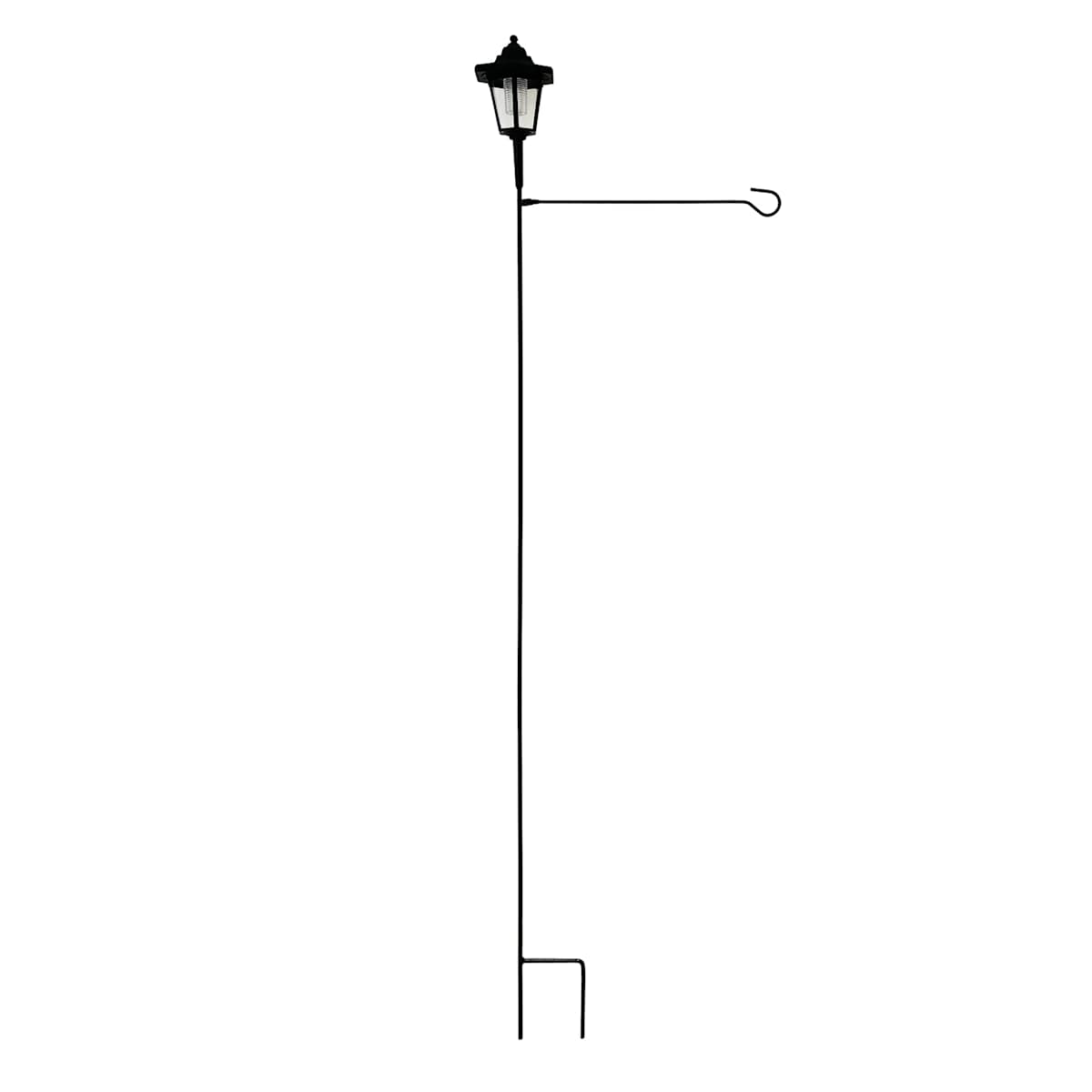At Home Solar Flag Holder Stake With Solar Light