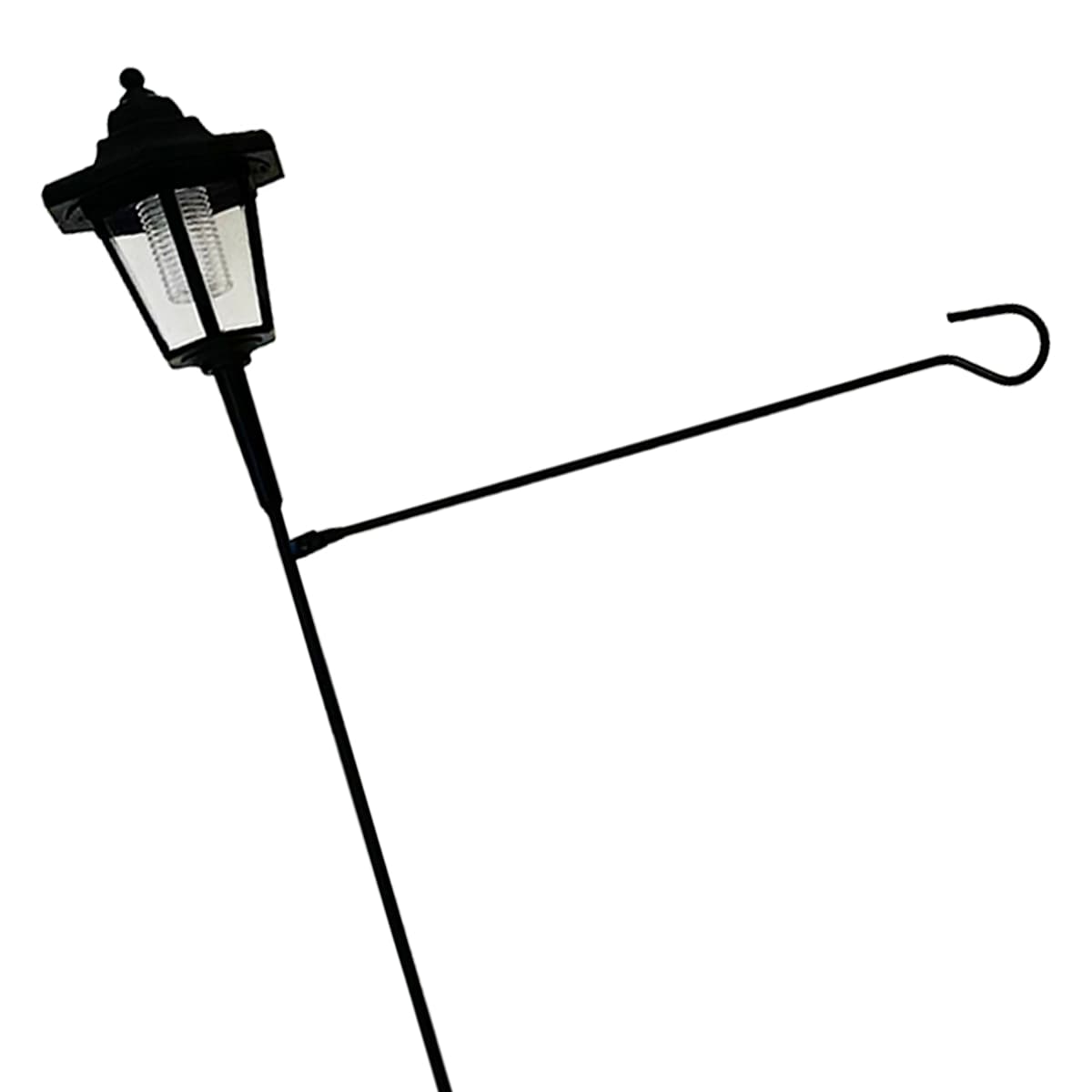 At Home Solar Flag Holder Stake With Solar Light