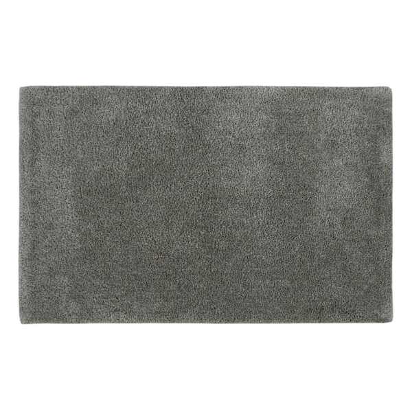at home Solid Grey Shag Tufted Accent Rug 27x45