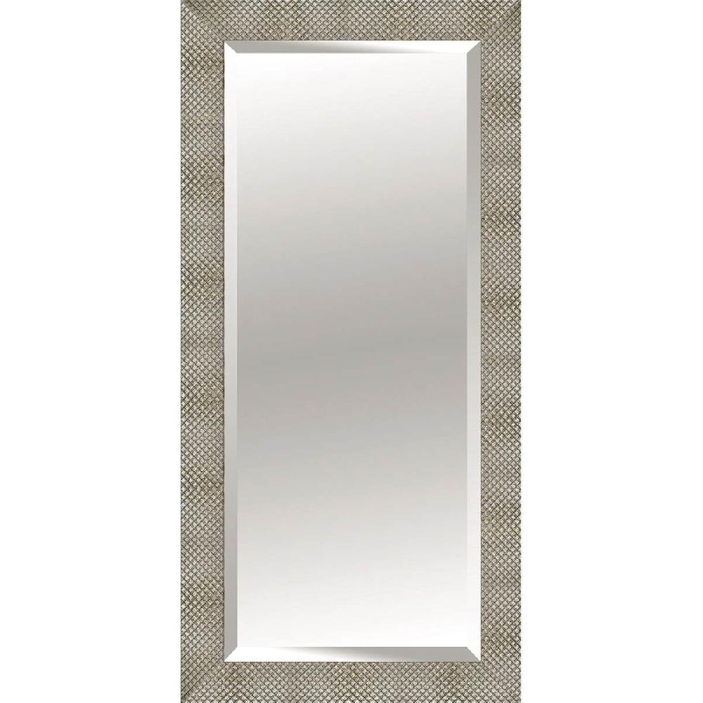At Home Solid Silver Wood Nest Leaner Mirror 32x68