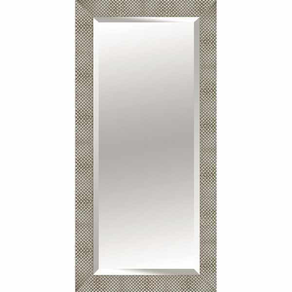 at home Solid Silver Wood Nest Leaner Mirror 32x68