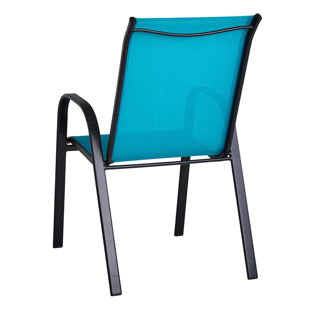 At Home Stackable Sling Patio Chair Teal