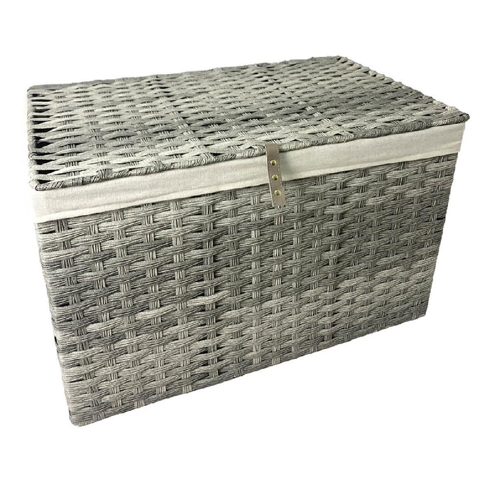 At Home Storage Trunk L Grey