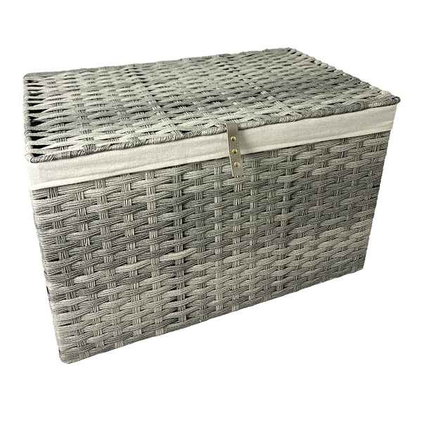 at home Storage Trunk L Grey