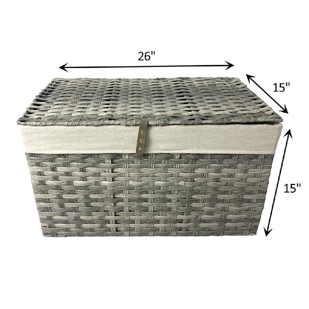 At Home Storage Trunk M Grey