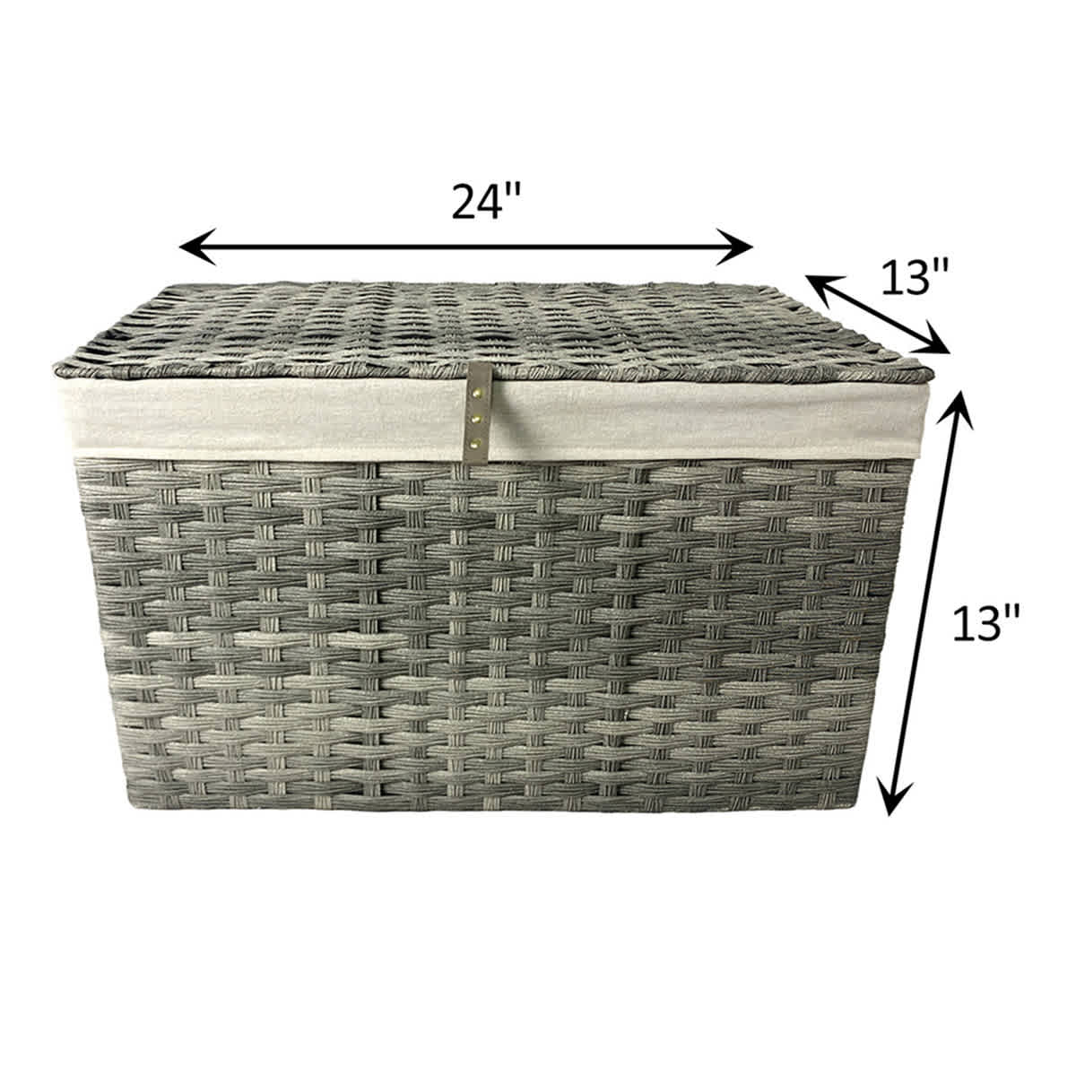 At Home Storage Trunk S Grey