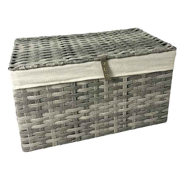 at home Storage Trunk S Grey