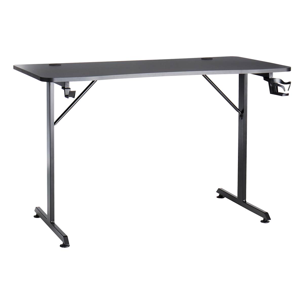 At Home Talon Metal Gaming Desk Black