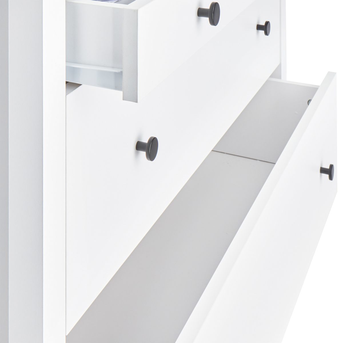 At Home Taylor 5-Drawer Faux Wood Dresser White