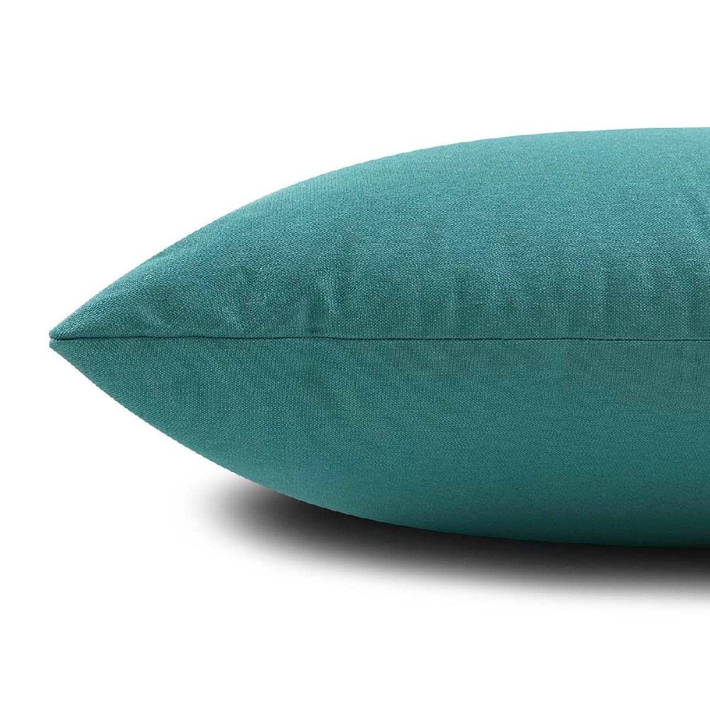 At Home Teal Throw Pillow 18"