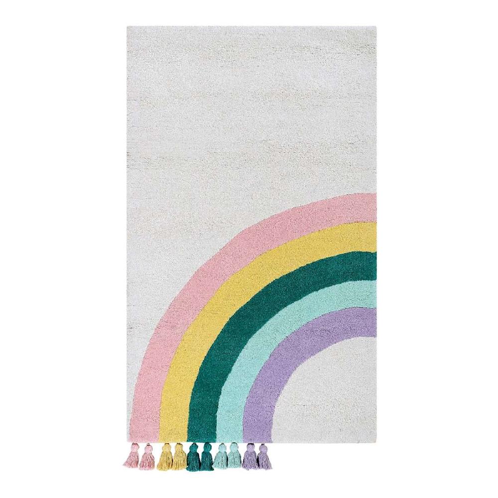 At Home Tiny Dreamers Rainbow Accent Rug 2x4