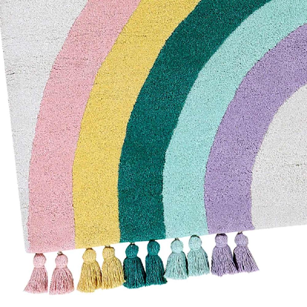 At Home Tiny Dreamers Rainbow Accent Rug 2x4