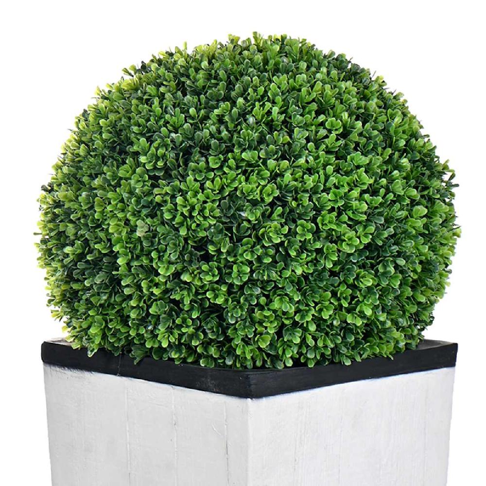At Home Topiary Ball In Grey Pot 34"