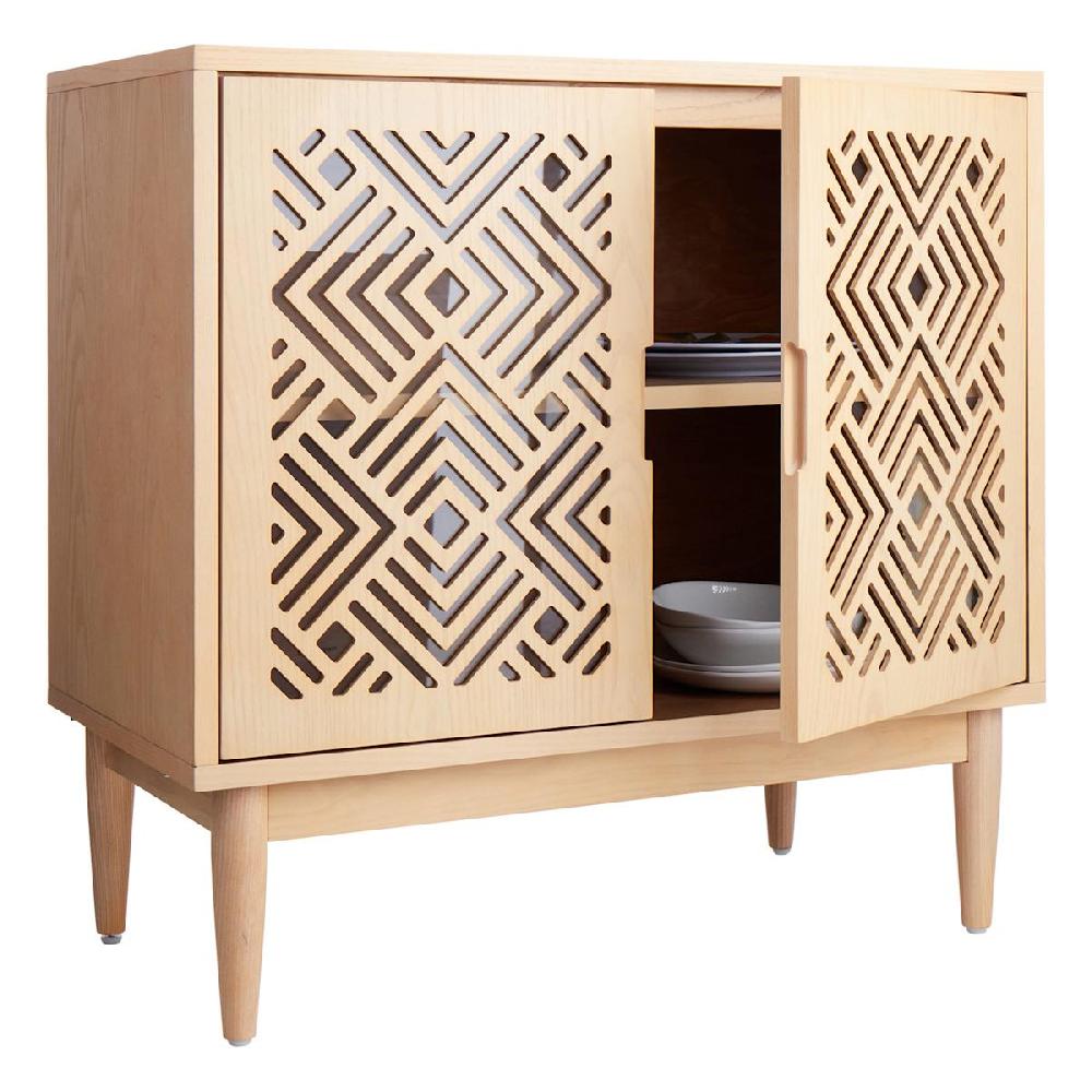 At Home Tracey Boyd Elaina Wooden Cabinet Natural