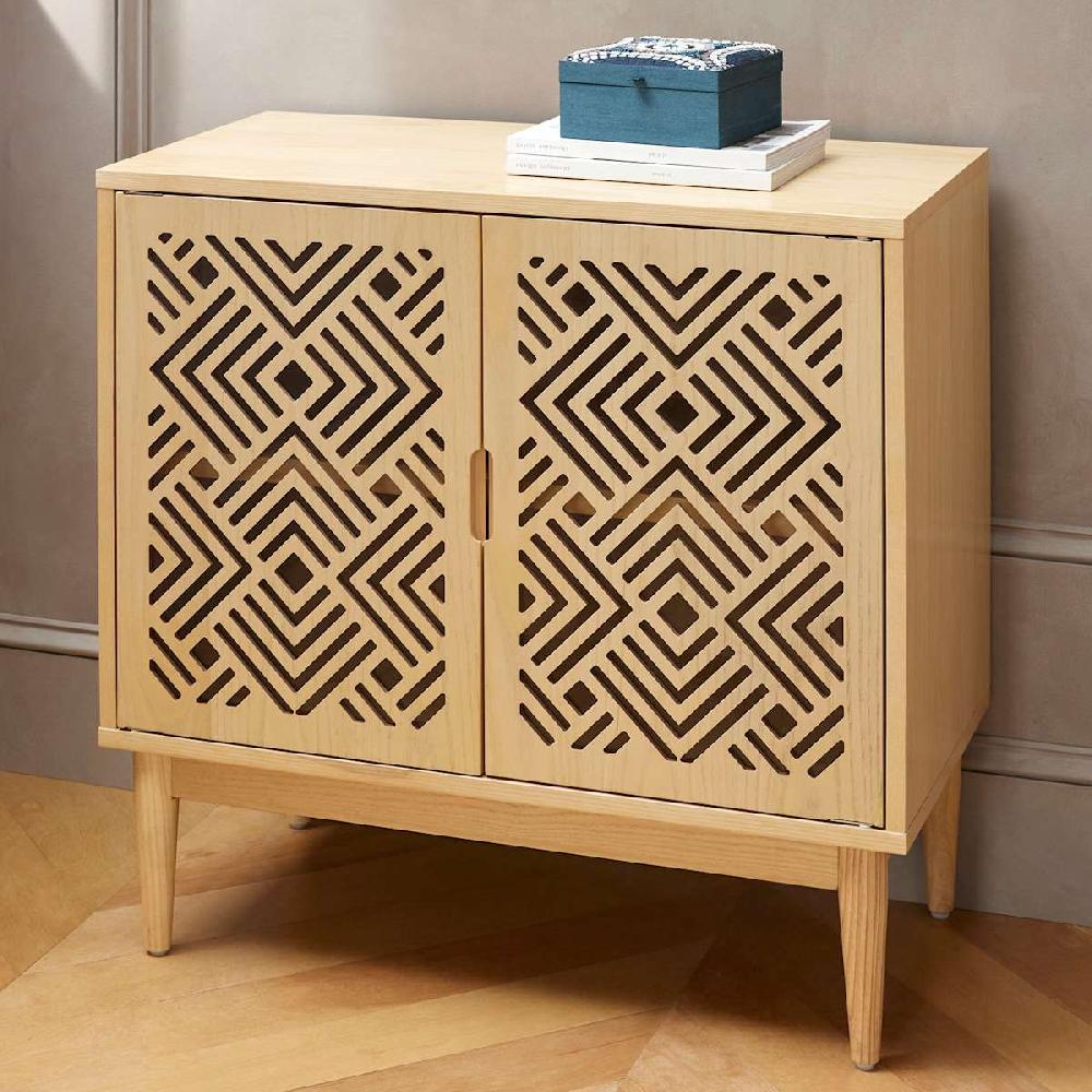 At Home Tracey Boyd Elaina Wooden Cabinet Natural