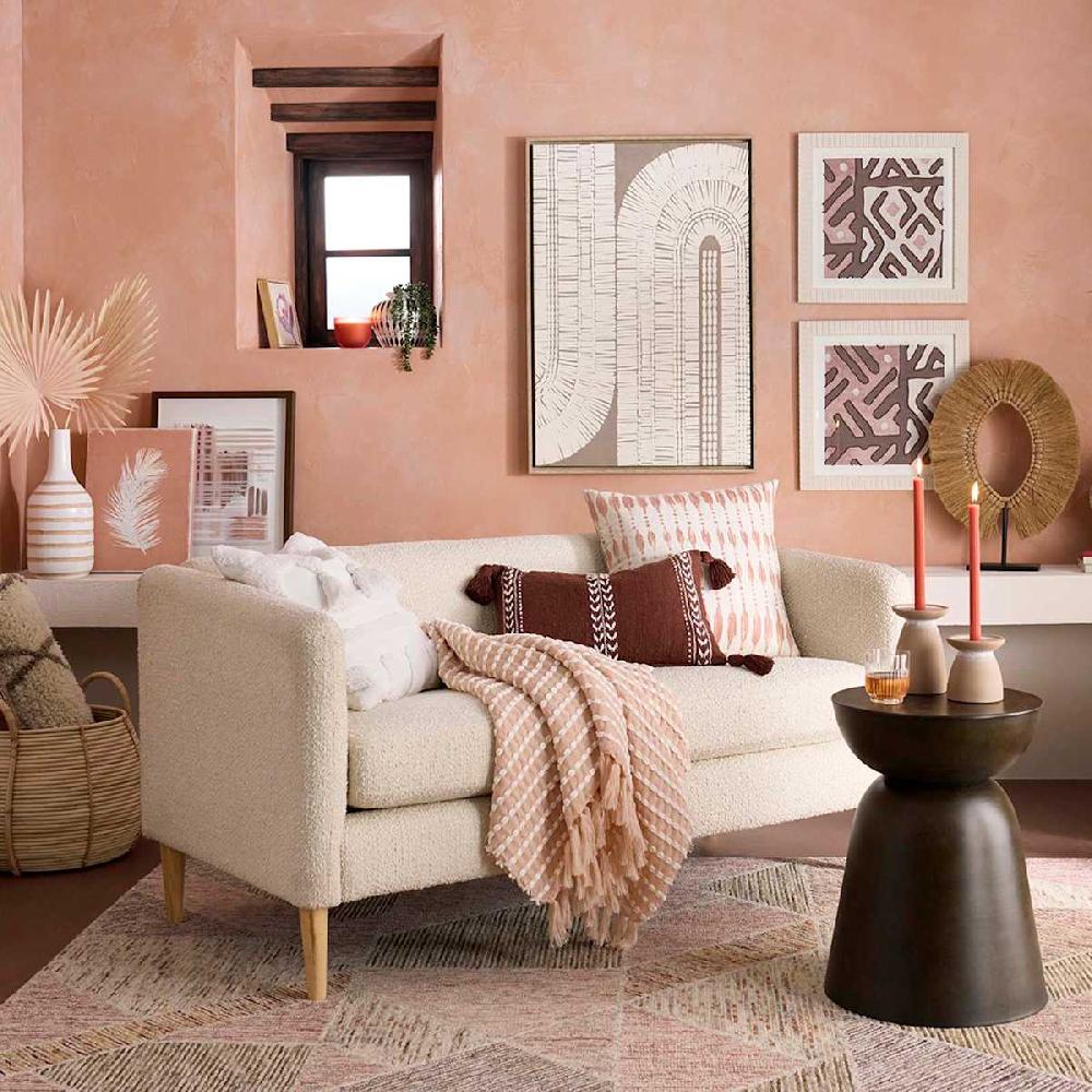 At Home Tracey Boyd Patras Metallic Drum Table