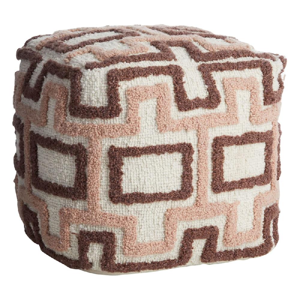 At Home Tracey Boyd Valerie Pouf Pink