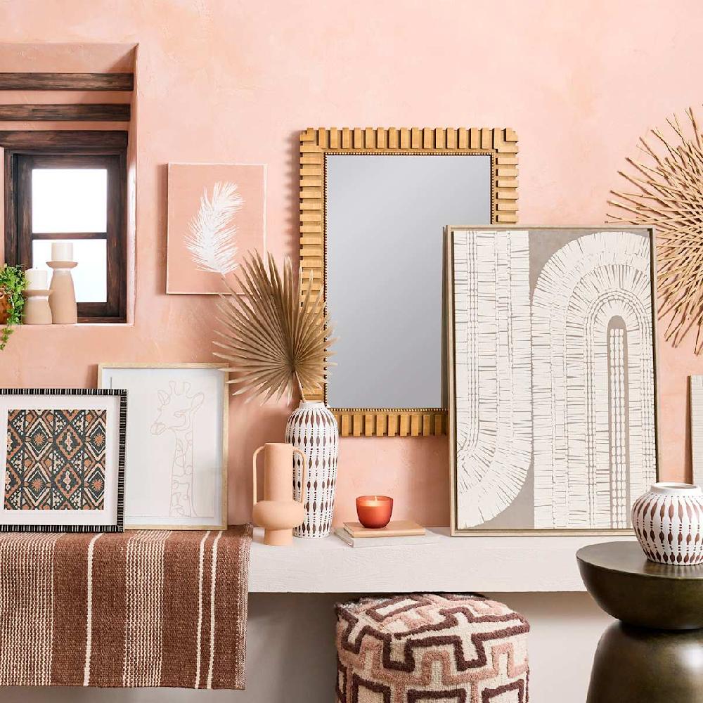 At Home Tracey Boyd Valerie Pouf Pink