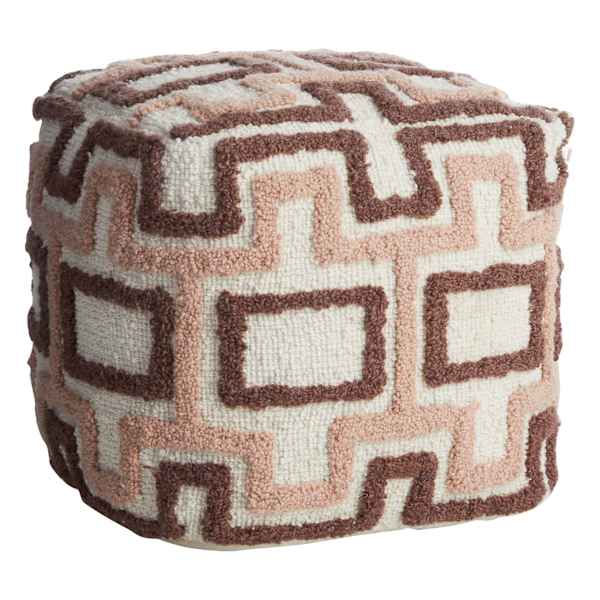 at home Tracey Boyd Valerie Pouf Pink
