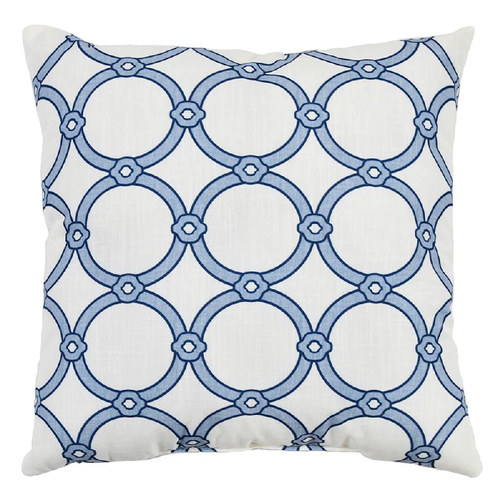 At Home Trellis Print Throw Pillow 18"