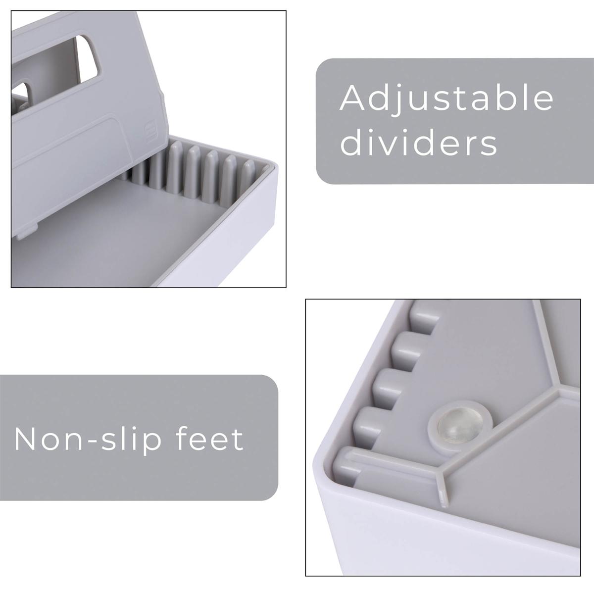 At Home Tupperware Lid Organizer