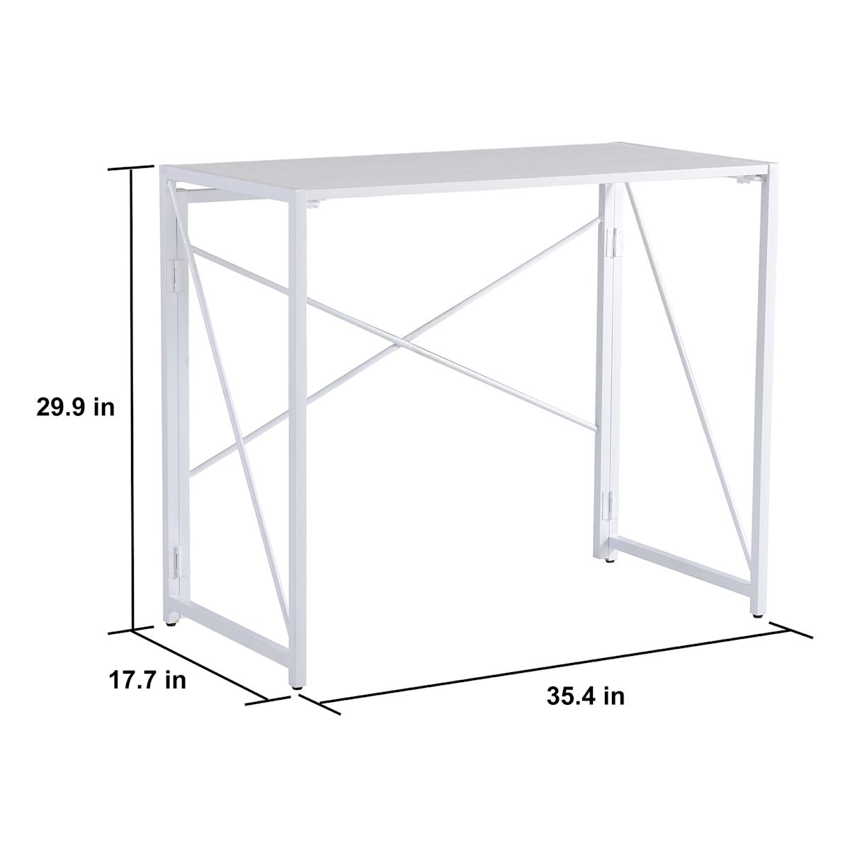 At Home Venice Folding Desk White