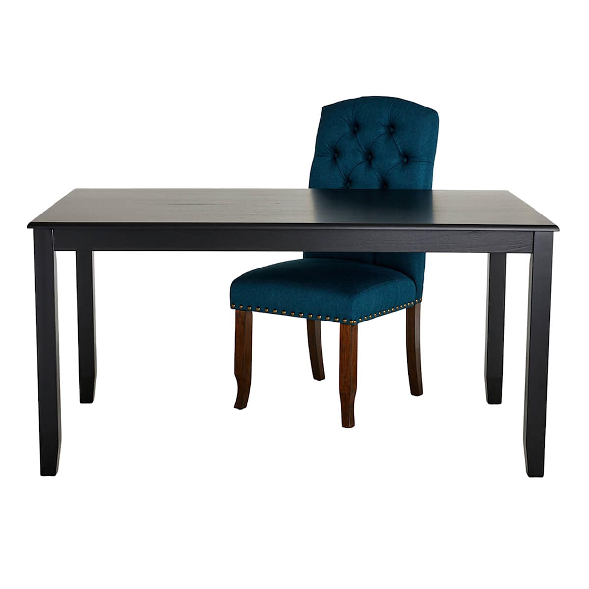 At Home Watford Wooden Dining Table Black