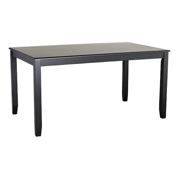 at home Watford Wooden Dining Table Black