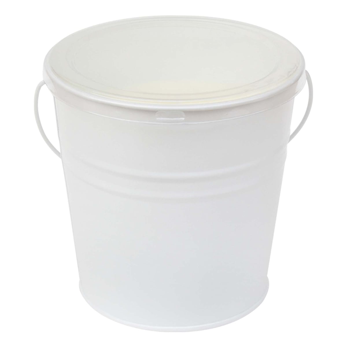 At Home White Bucket Citronella Candle 12oz