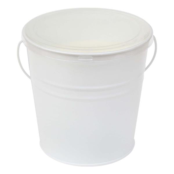 at home White Bucket Citronella Candle 12oz