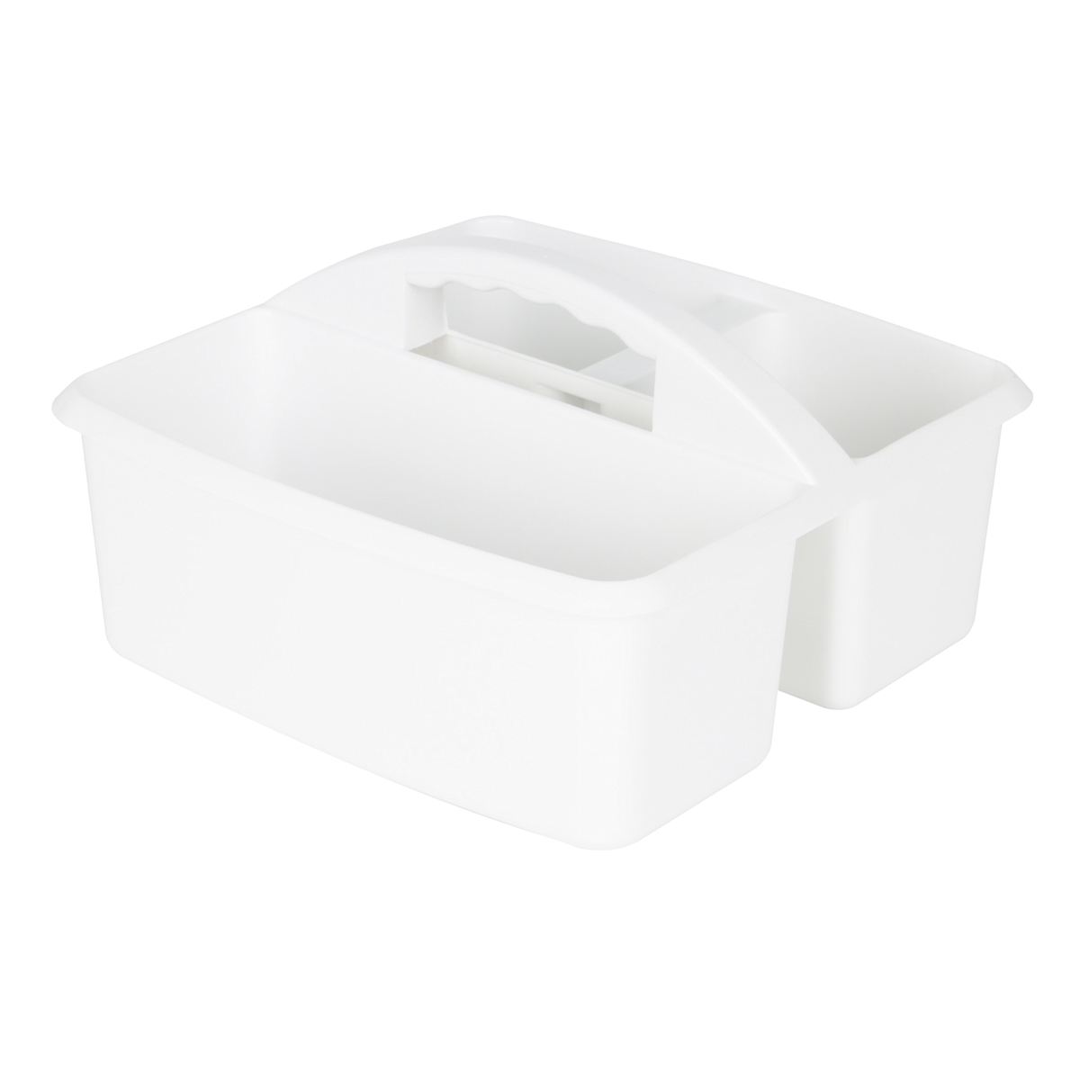 At Home White Desktop Storage Caddy