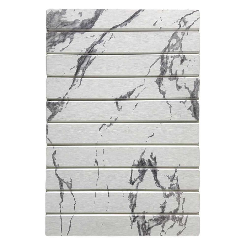 At Home White Diatomite Stone Bath Mat 23x15