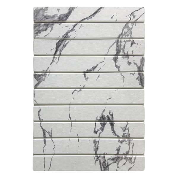 at home White Diatomite Stone Bath Mat 23x15