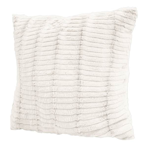 at home White Lash Throw Pillow 24"