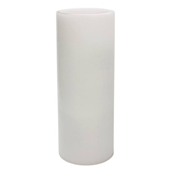 at home White LED Flameless Pillar Candle 5x12