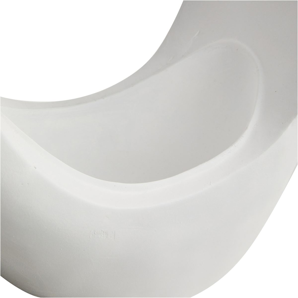 At Home White Open Floor Vase 40"