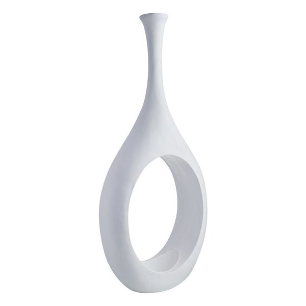 at home White Open Floor Vase 48"