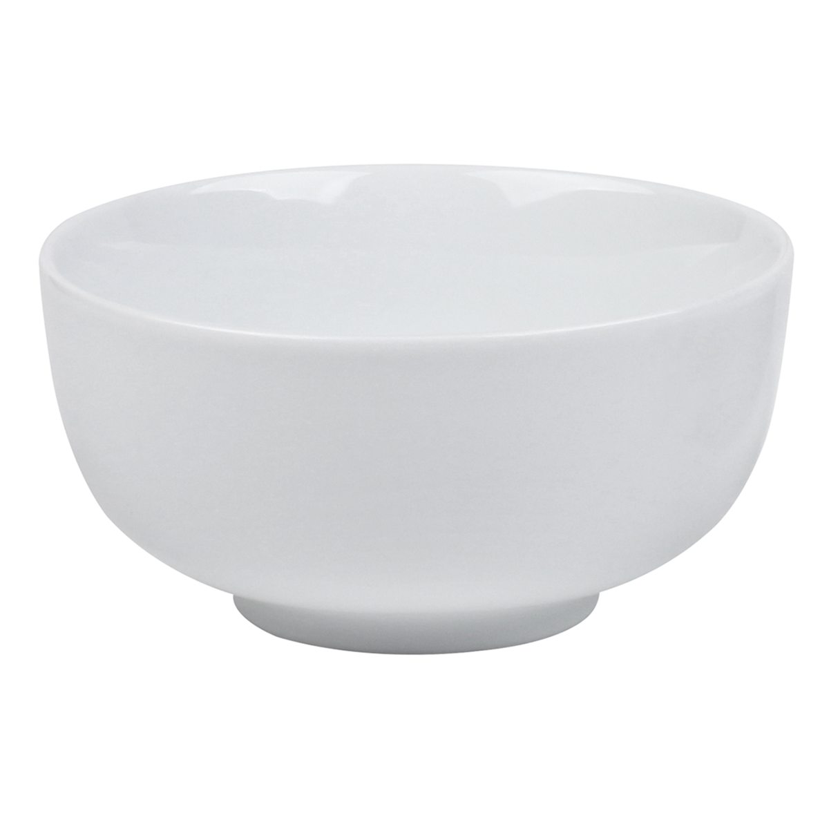 At Home White Porcelain Cereal Bowl 6"