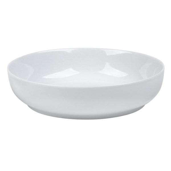 at home White Porcelain Dinner Bowl 8"