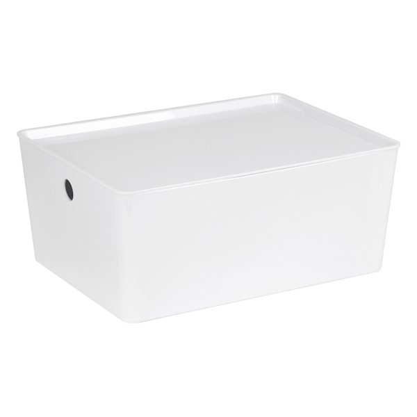 at home White Storage Container 12L