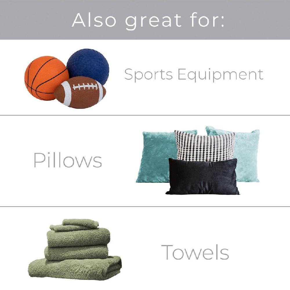 At Home White Toy Storage Net White